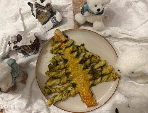 Recette de tarte sapin au pesto pour les fêtes